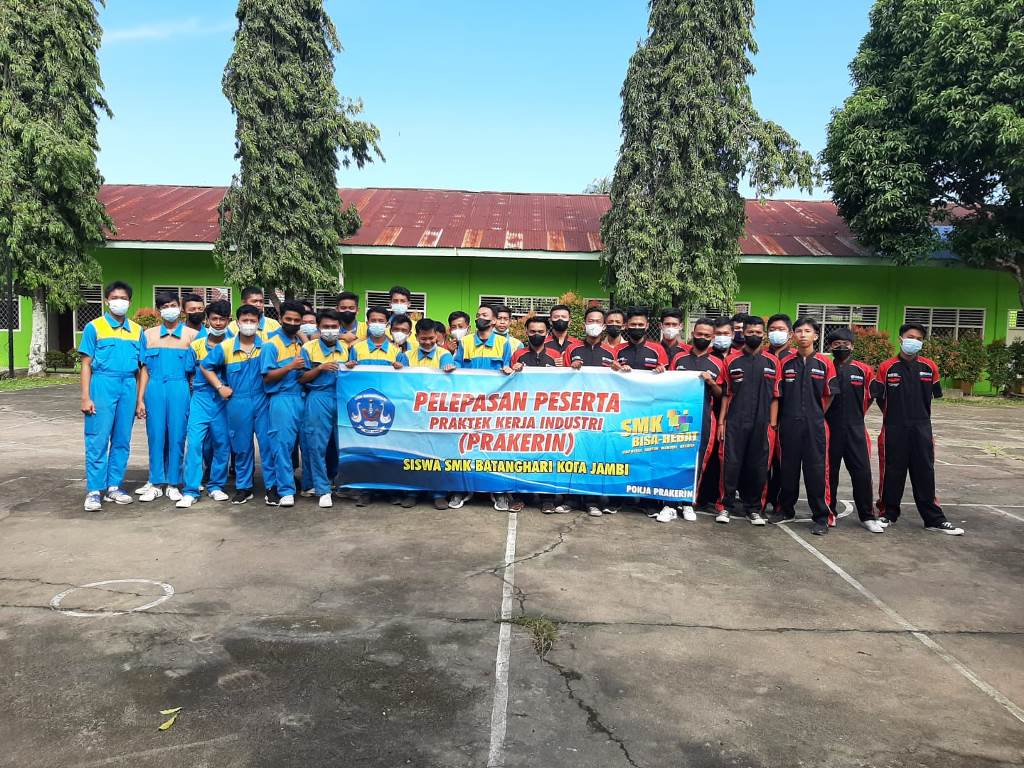 Pelepasan siswa SMK Batanghari untuk prakerin / Pribadi