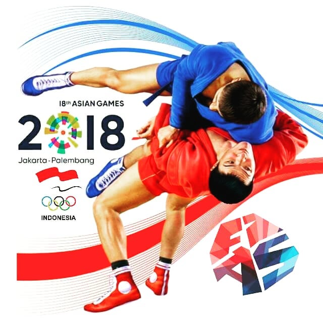 Sambo Indonesia bertarung di Asian Games 2018. Source IG @samboindonesia